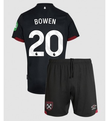 West Ham United Jarrod Bowen #20 Borta Kläder Barn 2024-25 Kortärmad (+ Korta byxor)